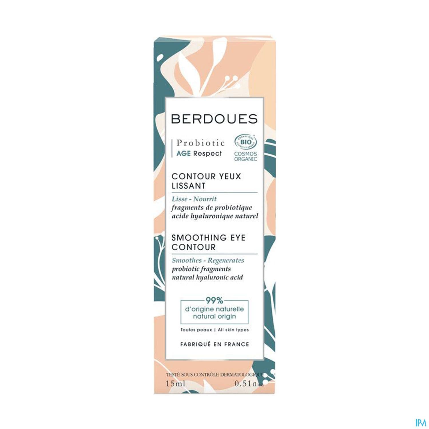 Berdoues Probiotic Creme Contour Des Yeux Lissant Bio 15ml
