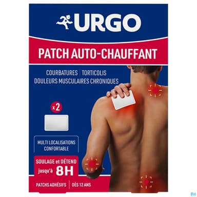 URGO PATCH CHAUFF MULTI ZONE X2