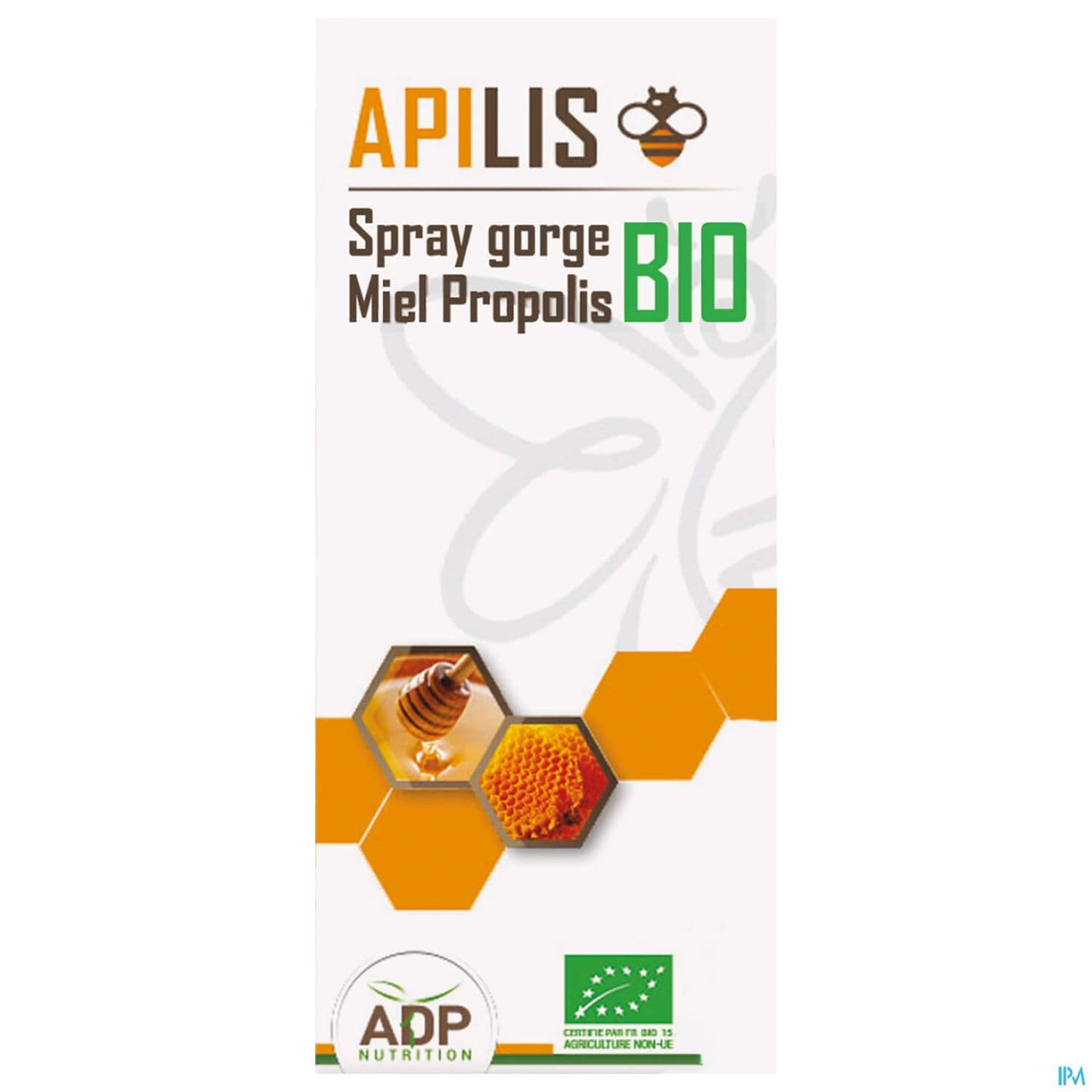 Adp Apilis Spray Gorge Miel Propolis Bio 20ml