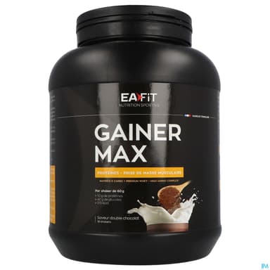 Eafit Gainer Max Poudre Pour Boisson Double Chocolat 1kg1