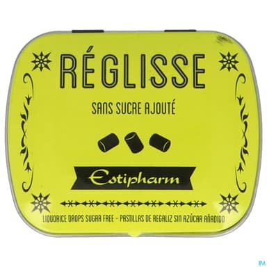 Estipharm Pastille Sans Sucre Reglisse 14g