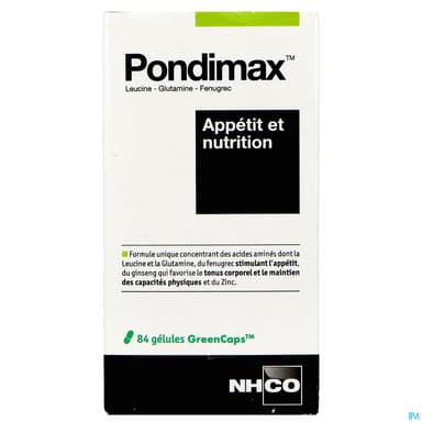 Nhco Pondimax Appetit Et Nutrition Gelule 84
