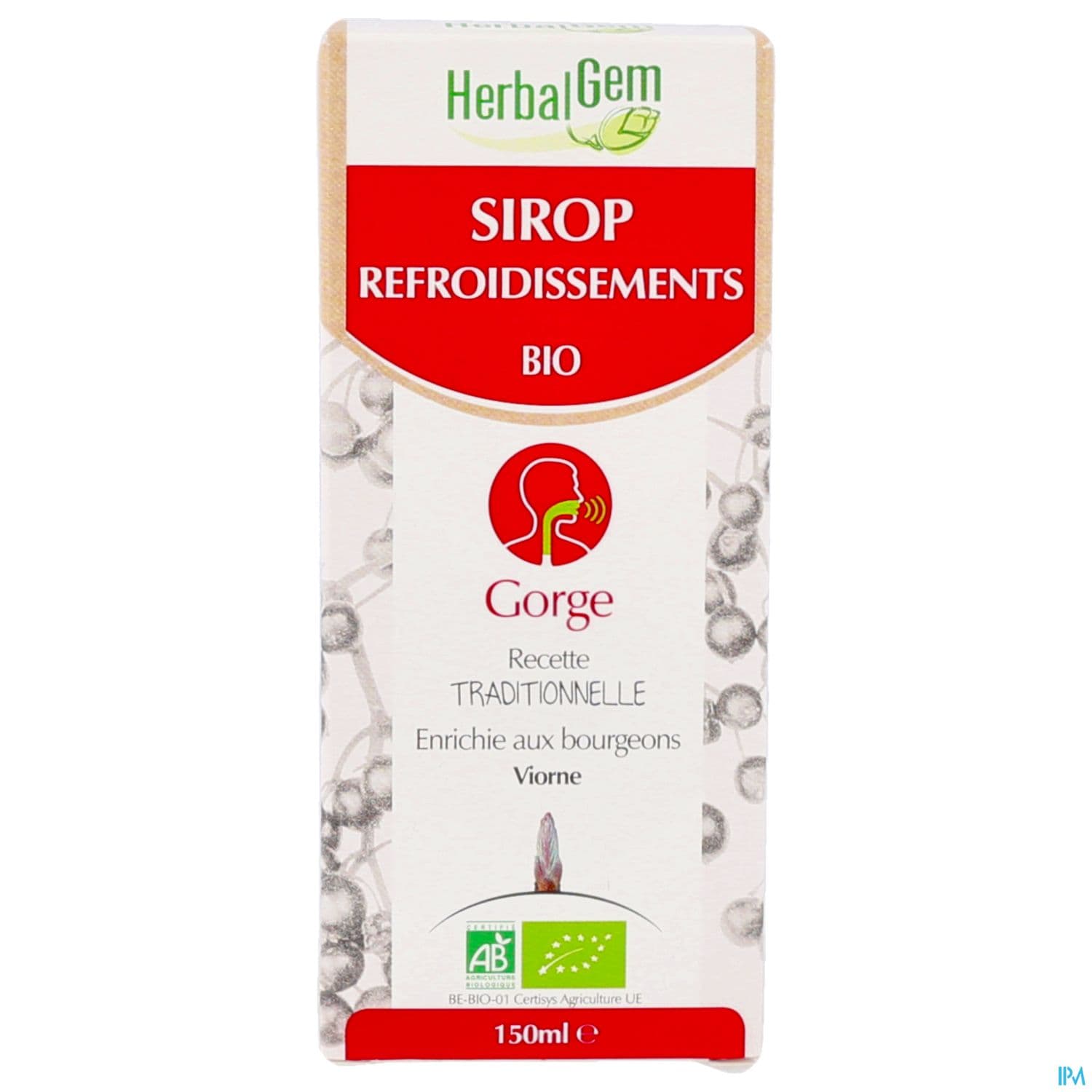 HERBALGEM SIROP APAISANT BIO 150ML