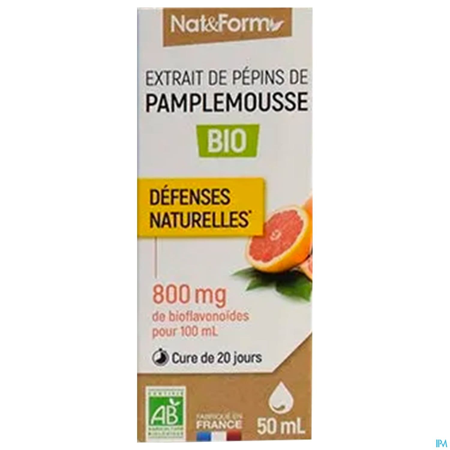 NAT&FORM BIO EXT PAMPLEM800MG 50ML