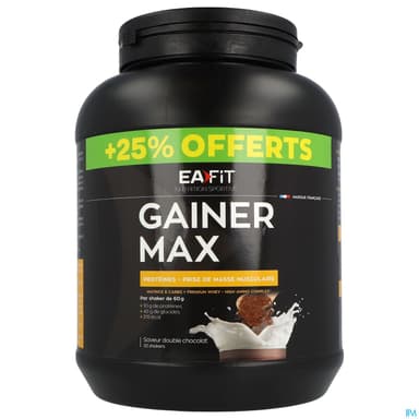 Eafit Gainer Max Poudre Pour Boisson Double Chocolat 1kg1