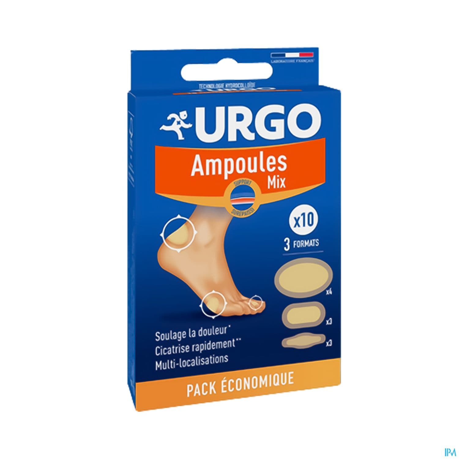 Urgo Ampoules Mix Pansement Hydrocolloide 3 Formats X10
