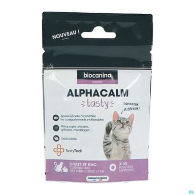 ALPHACALM TASTY CHAT BOUCHEE 30