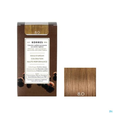KORRES COLOR ARG BLD CLAIR 8.0