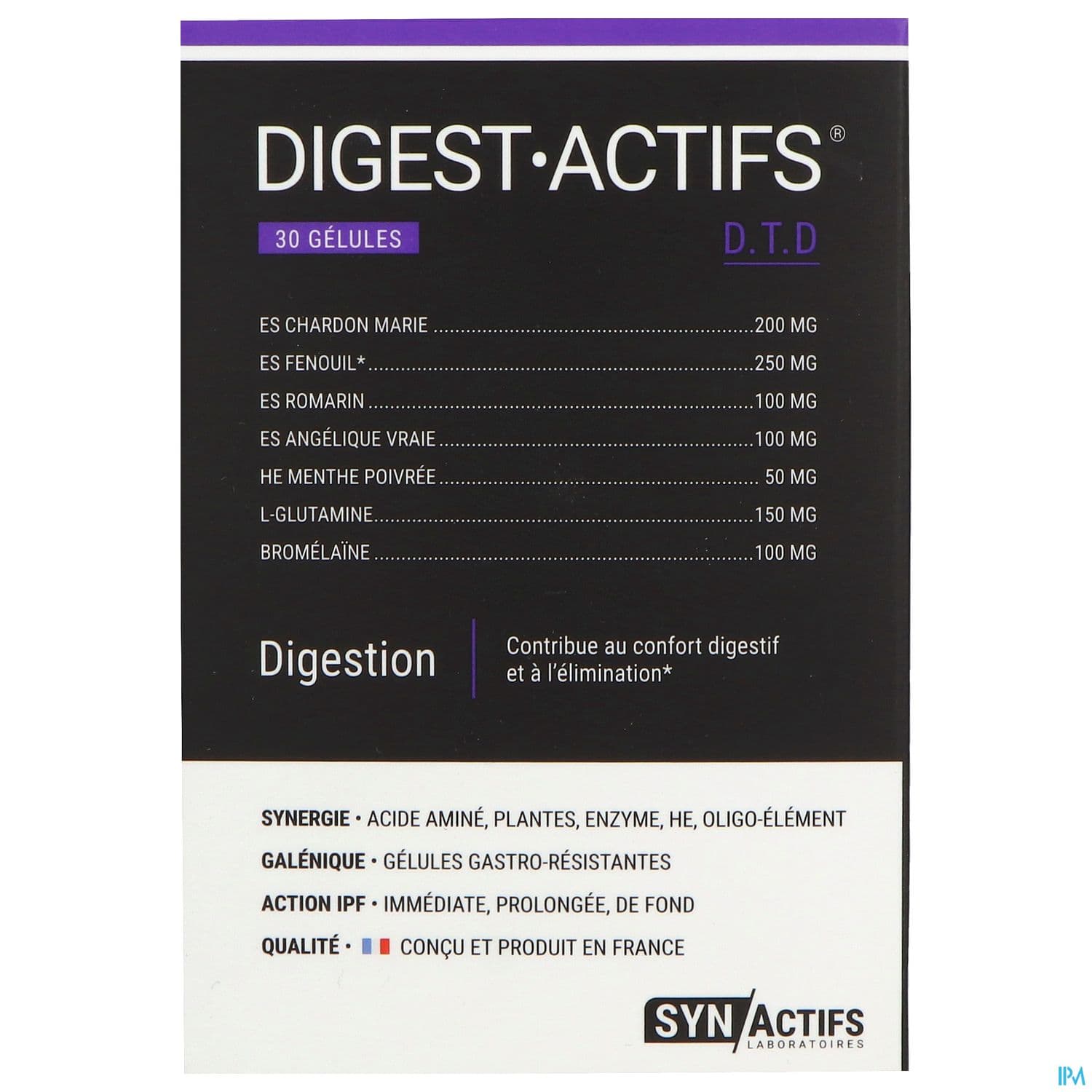Synactifs Digest Actifs Bio Gelule 30