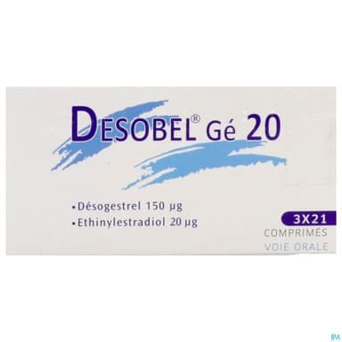Desobel 150mcg/20mcg Comprime 21 X3