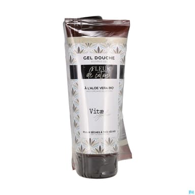 Vitae Cosmetics Gel Douche Fleur De Coton 200ml X2