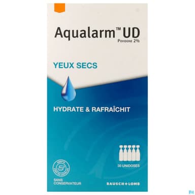 Aqualarm Fluide Lubrifiant Hydratant De La Surface Oculaire Unidose 20