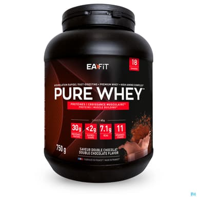 EA-FIT PURE WHEY DBL CHOCO 750G