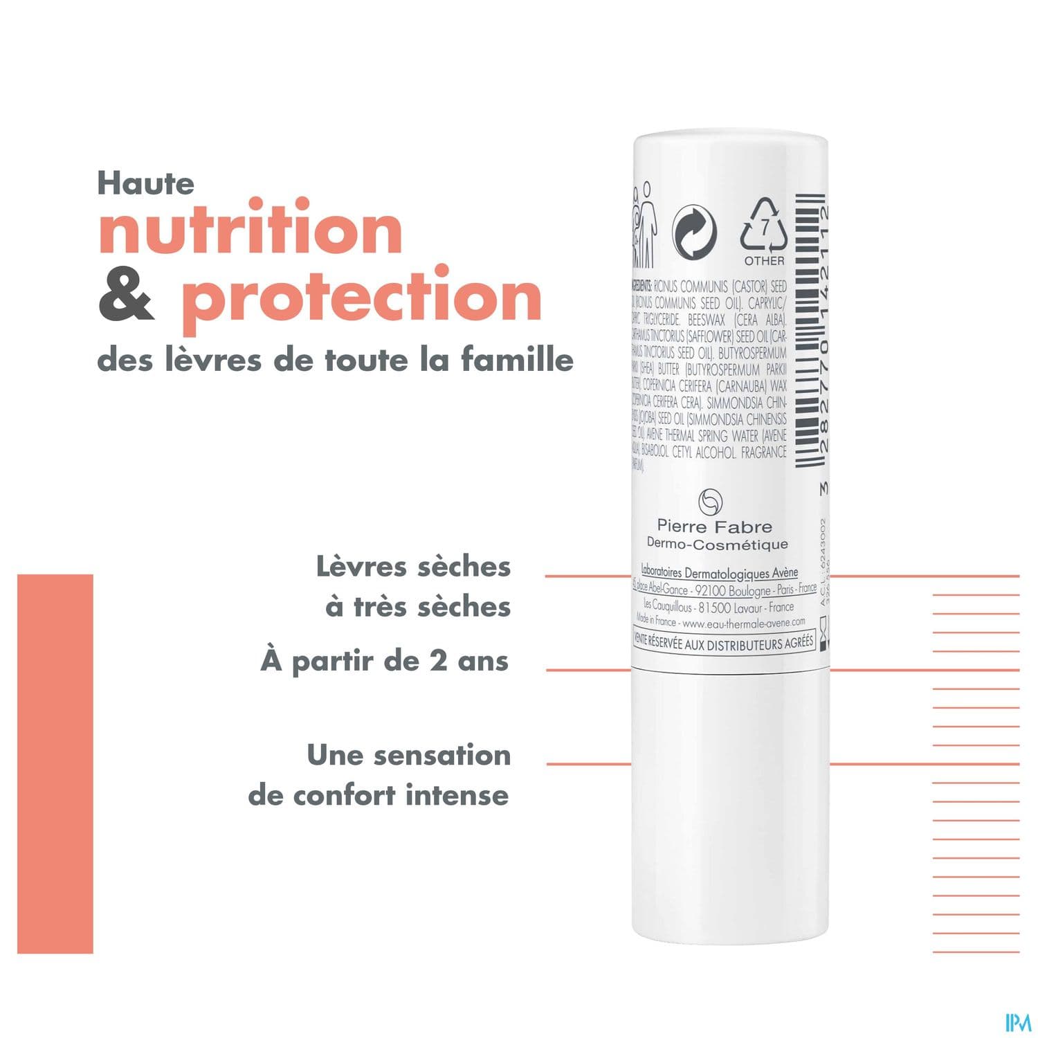 AVENE COLD CREAM STICK LEVRE 4G