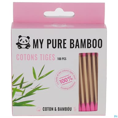 MY PURE BAMBOO COTON TIGE ROSE 100