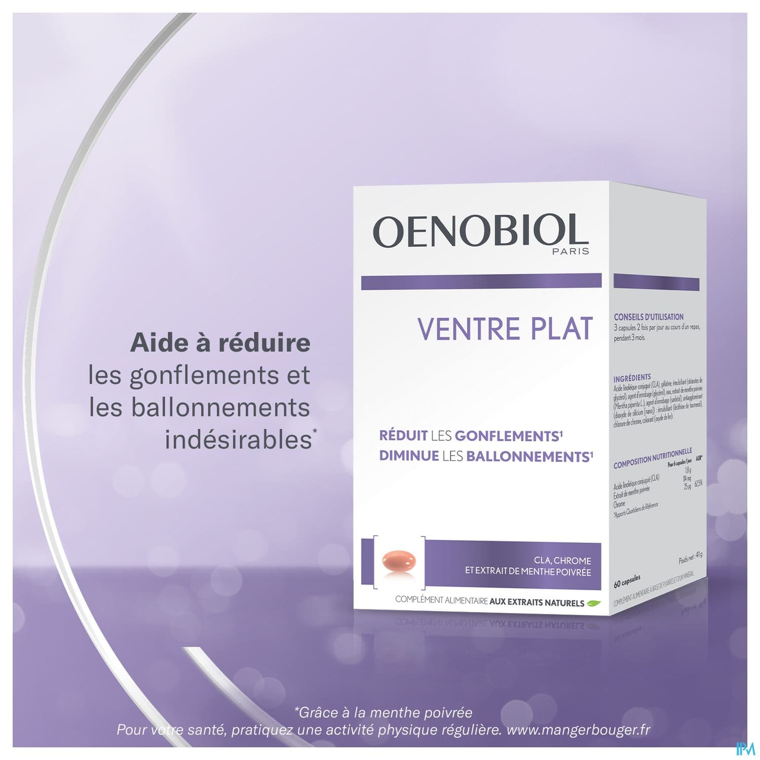 OENOBIOLFEM45+ VENT/PLAT CAPS60