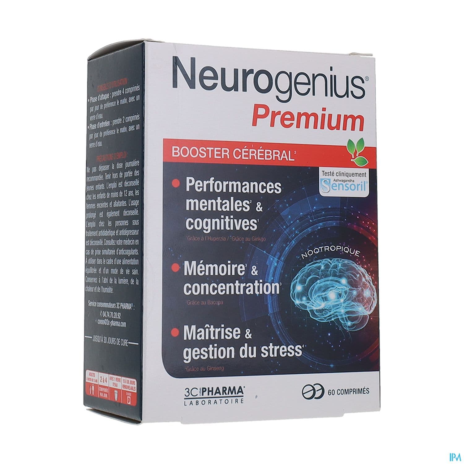3c Pharma Neurogenius Premium Comprime 60
