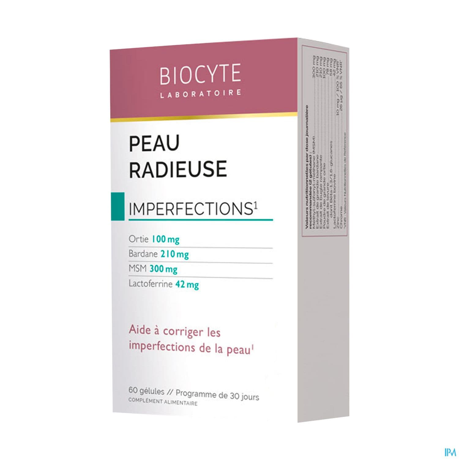 Biocyte Peau Radieuse Gelule 60