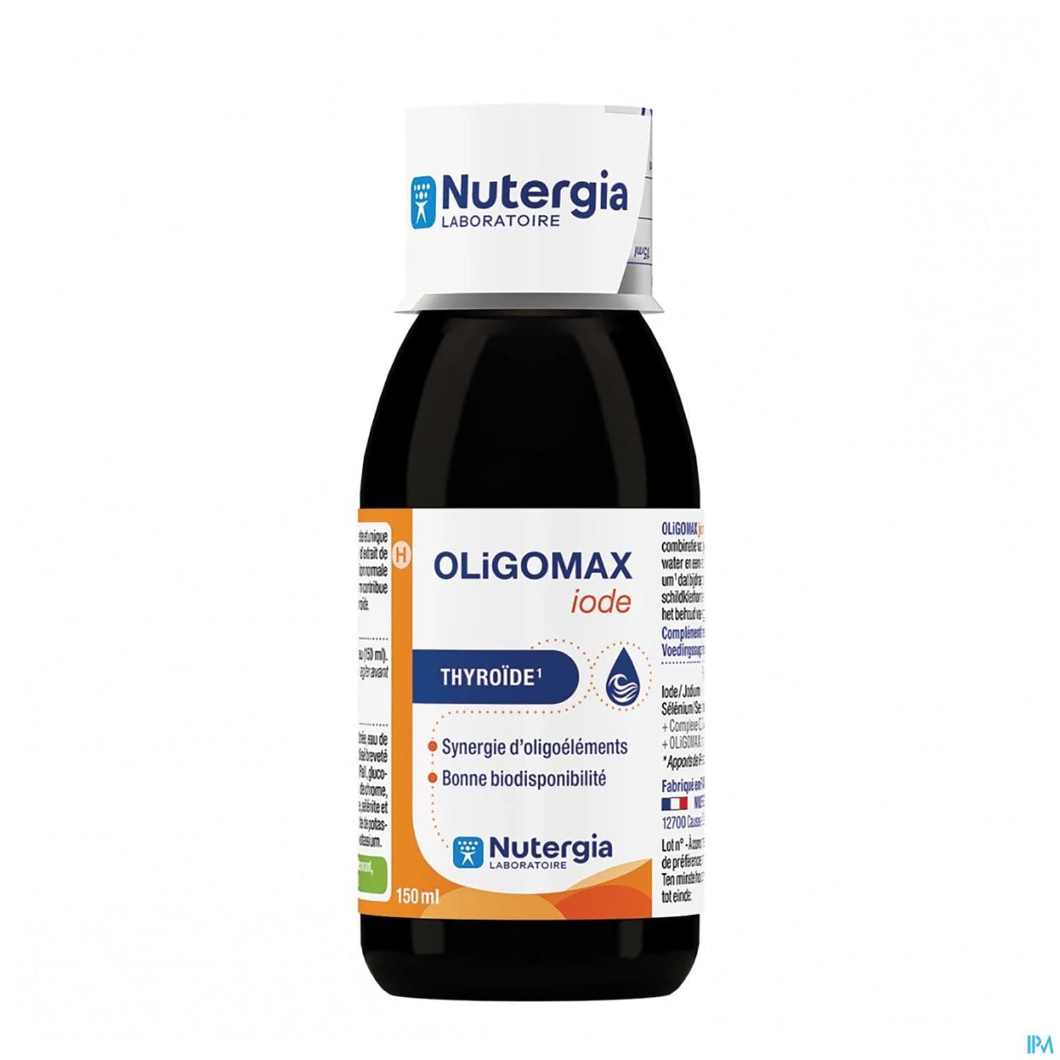 Nutergia Oligomax Iode Solution Buvable 150ml