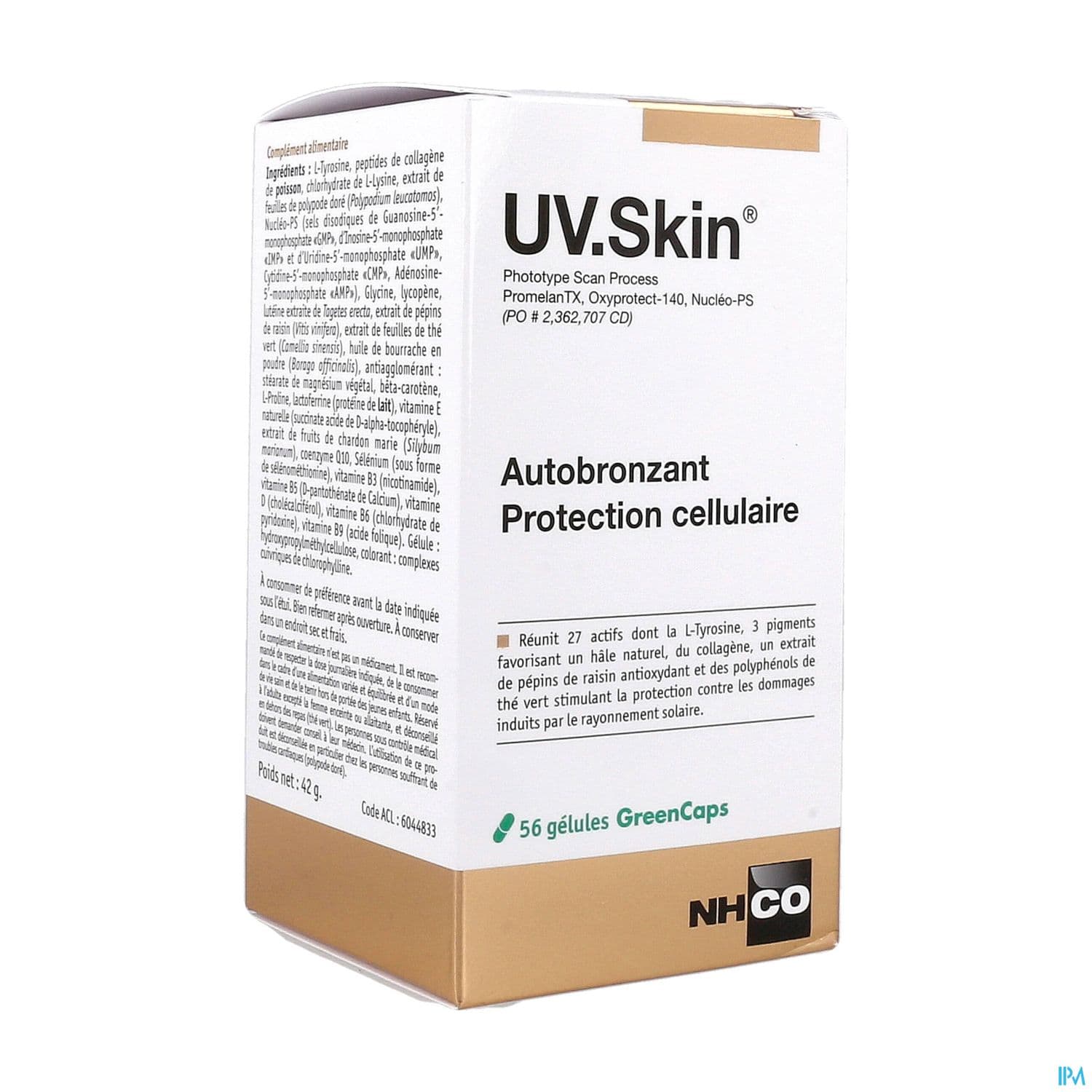 Nhco Uv Skin Solaire Autobronzant Gelule 56