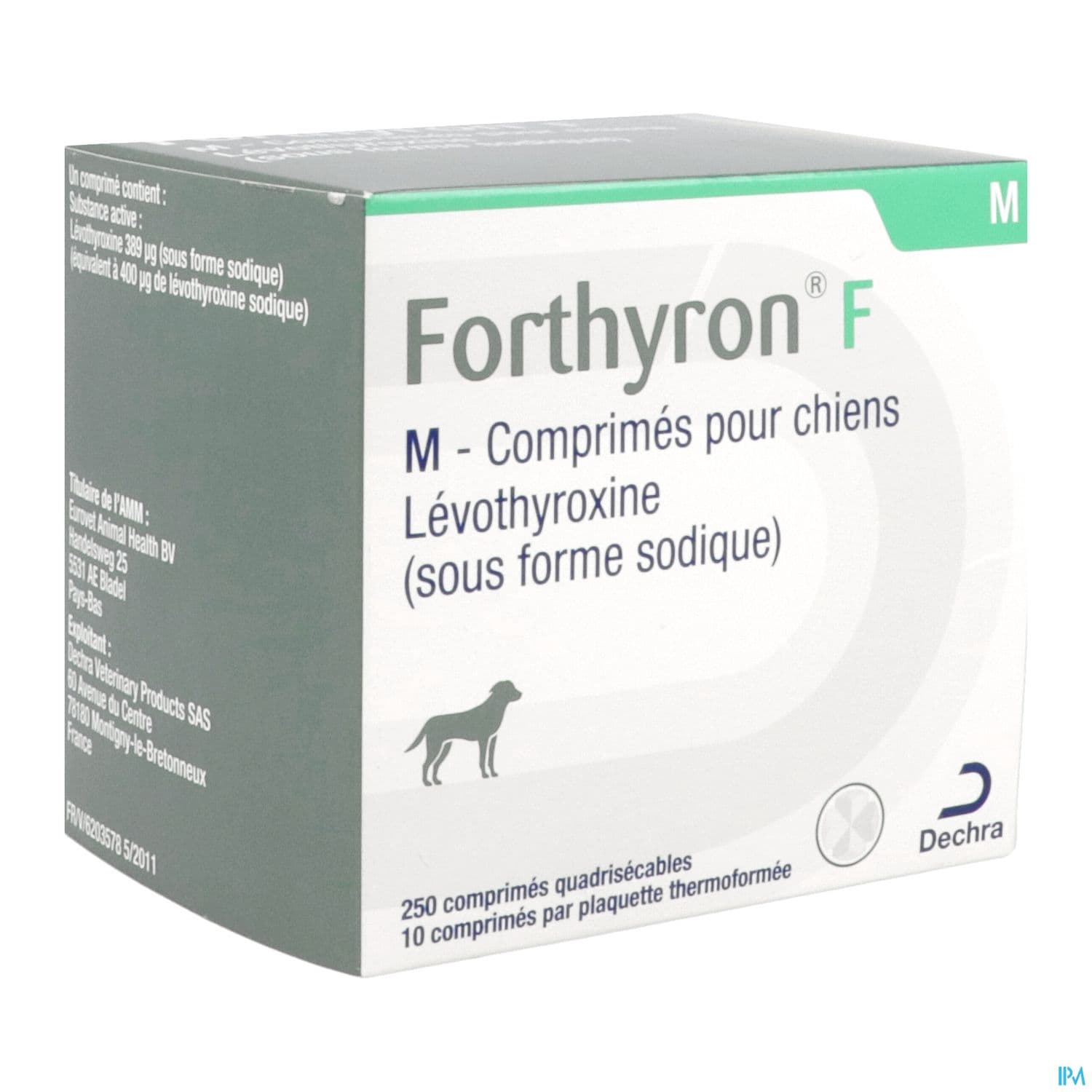 Dechra Forthyron F M Chien Moyen Comprime Quadrisecable 250 — Nouvelle Pharmacie Serrier