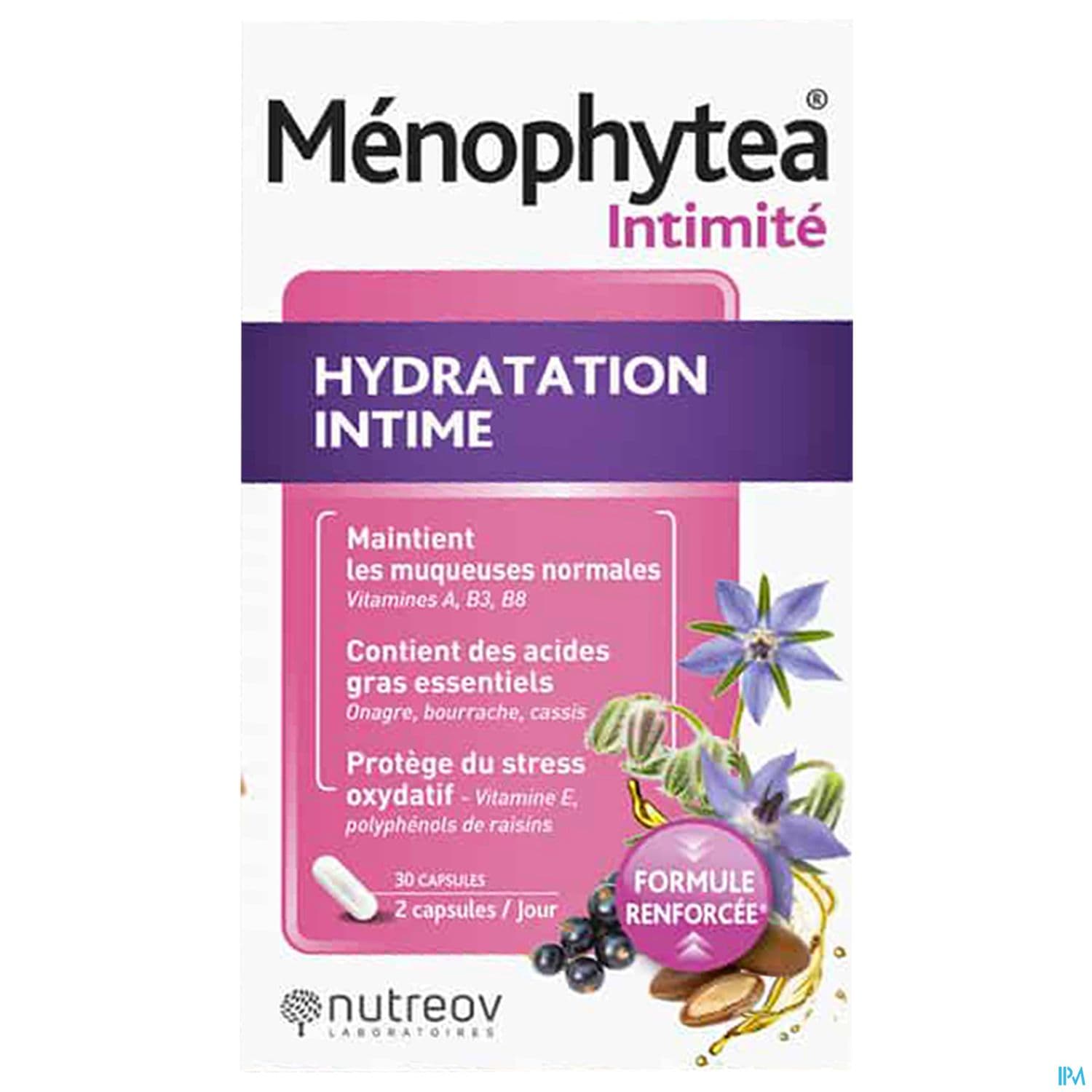 Nutreov Menophytea Hydratation Intime Formule Renforcee Capsule 30