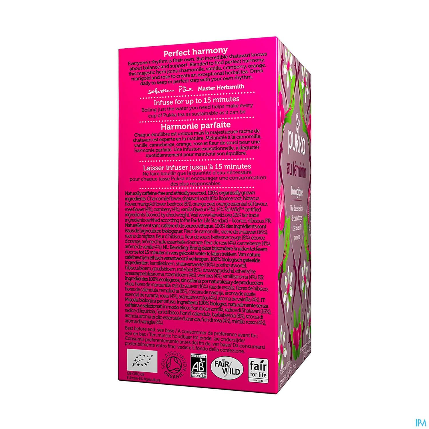 PUKKA INFUS AU FEMININ SACH 20