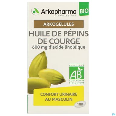 ARKOG HUILE PEP COURGE CAPS 180