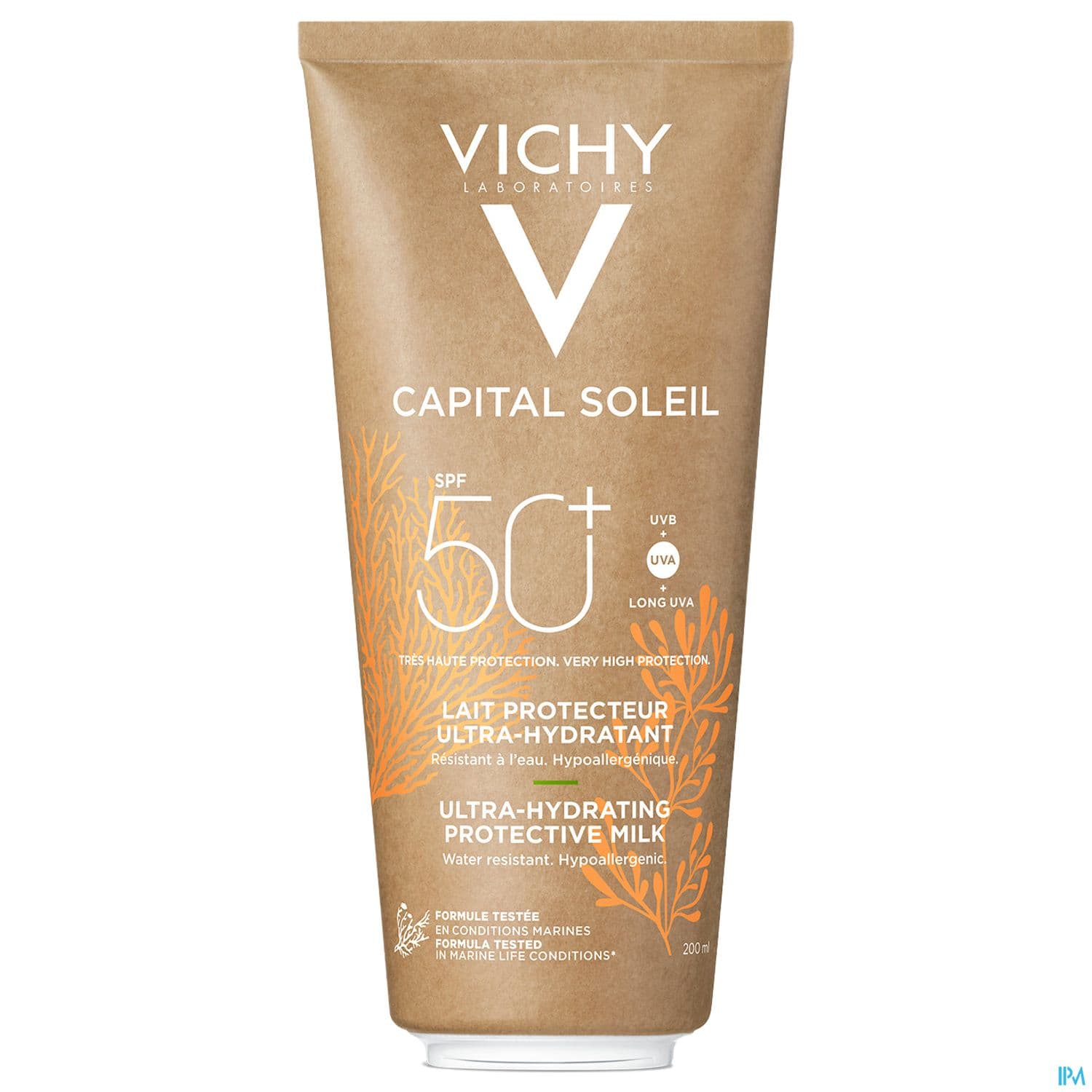 Vichy Capital Soleil Lait Solaire Eco Concu Spf50+ 200ml