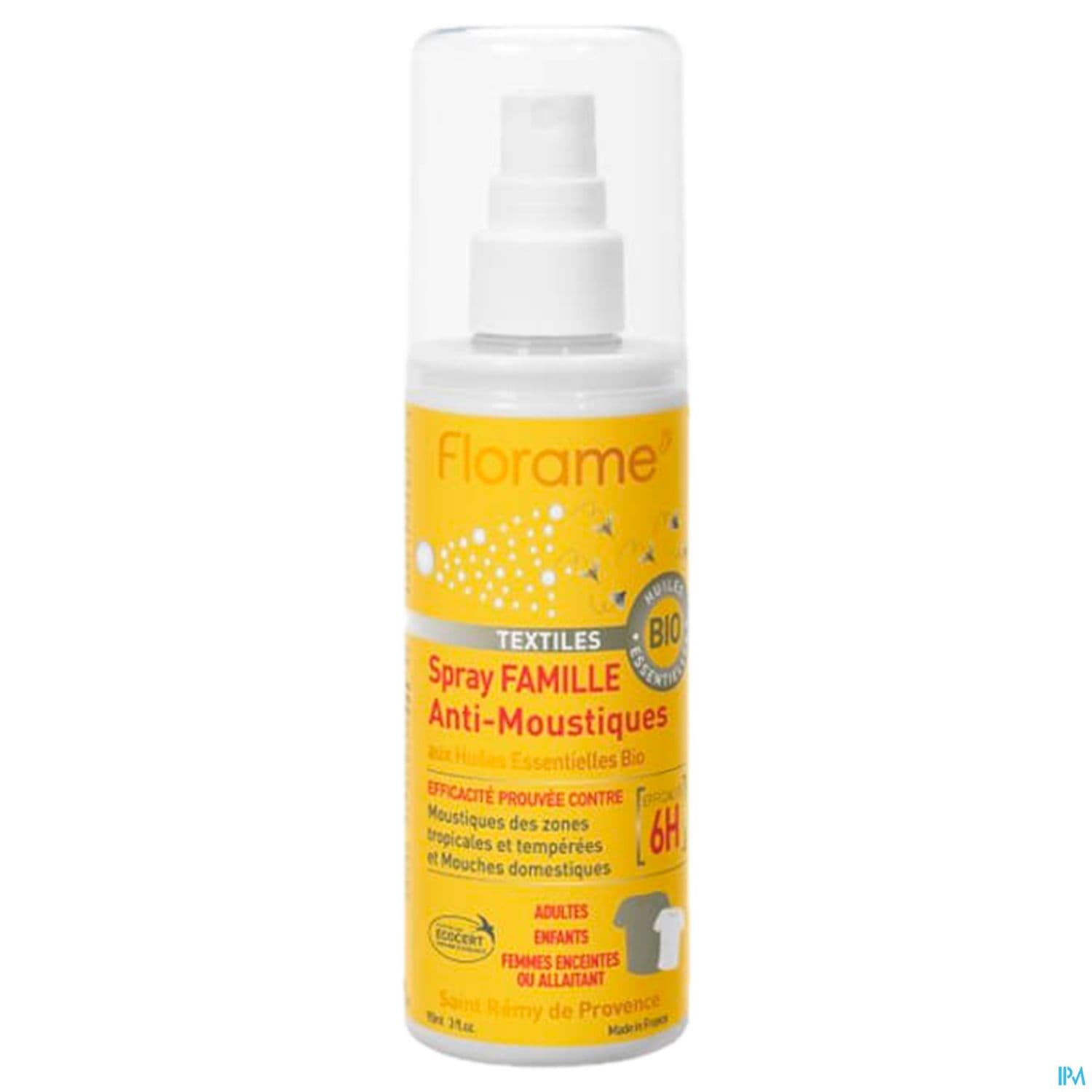 Florame Antimoustique Famille Antimoustiques Air Tissus Bio Spray 90ml
