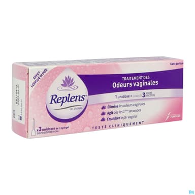 REPLENS ODEUR VAGINALE UNIDOSE X3