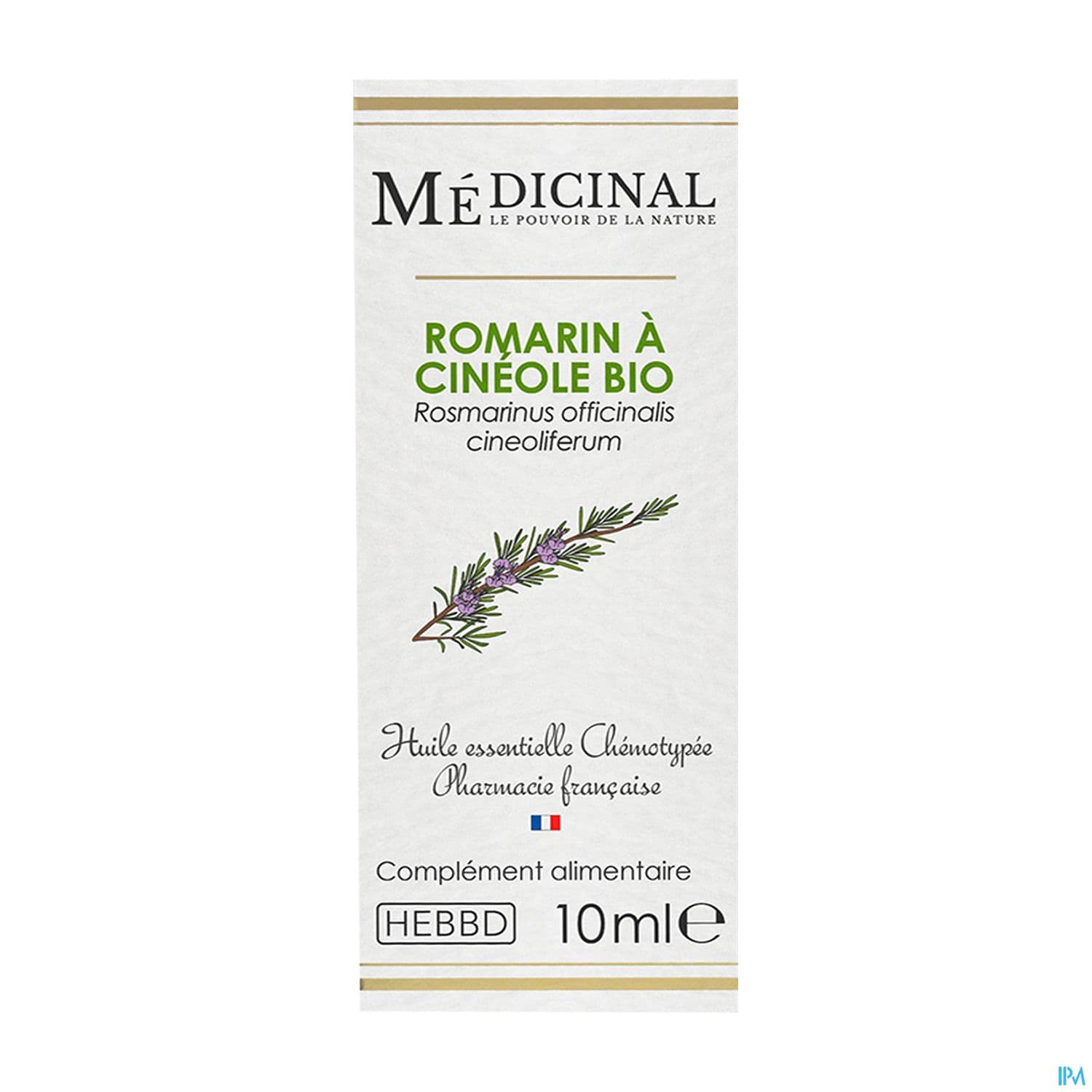Medicinal Huile Essentielle Romarin A Cineole Bio 10ml