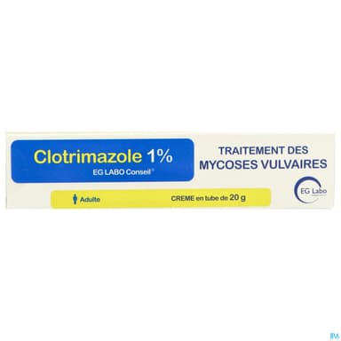 CLOTRIMAZOLE 1% EG CONS CR TUBE20G