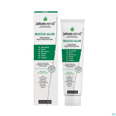Aloevera Zuccari Naturancia Bucco Aloe Gel Dentifrice 100ml