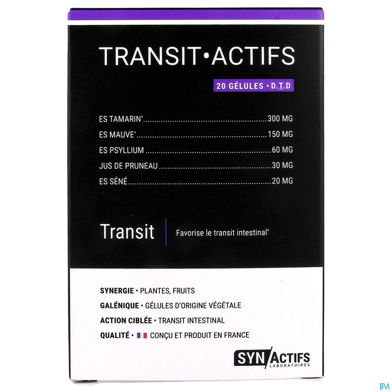 Synactifs Transit Actifs Gelule 20