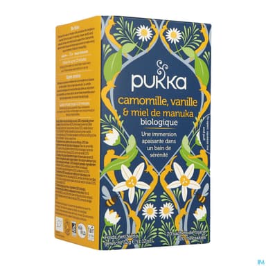 Pukka Infusion Camomille Vanille Miel De Manuka Bio Sachet 20