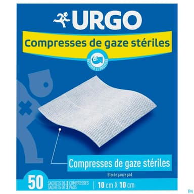 URGO COMP ST 50 SACH/2 10X10