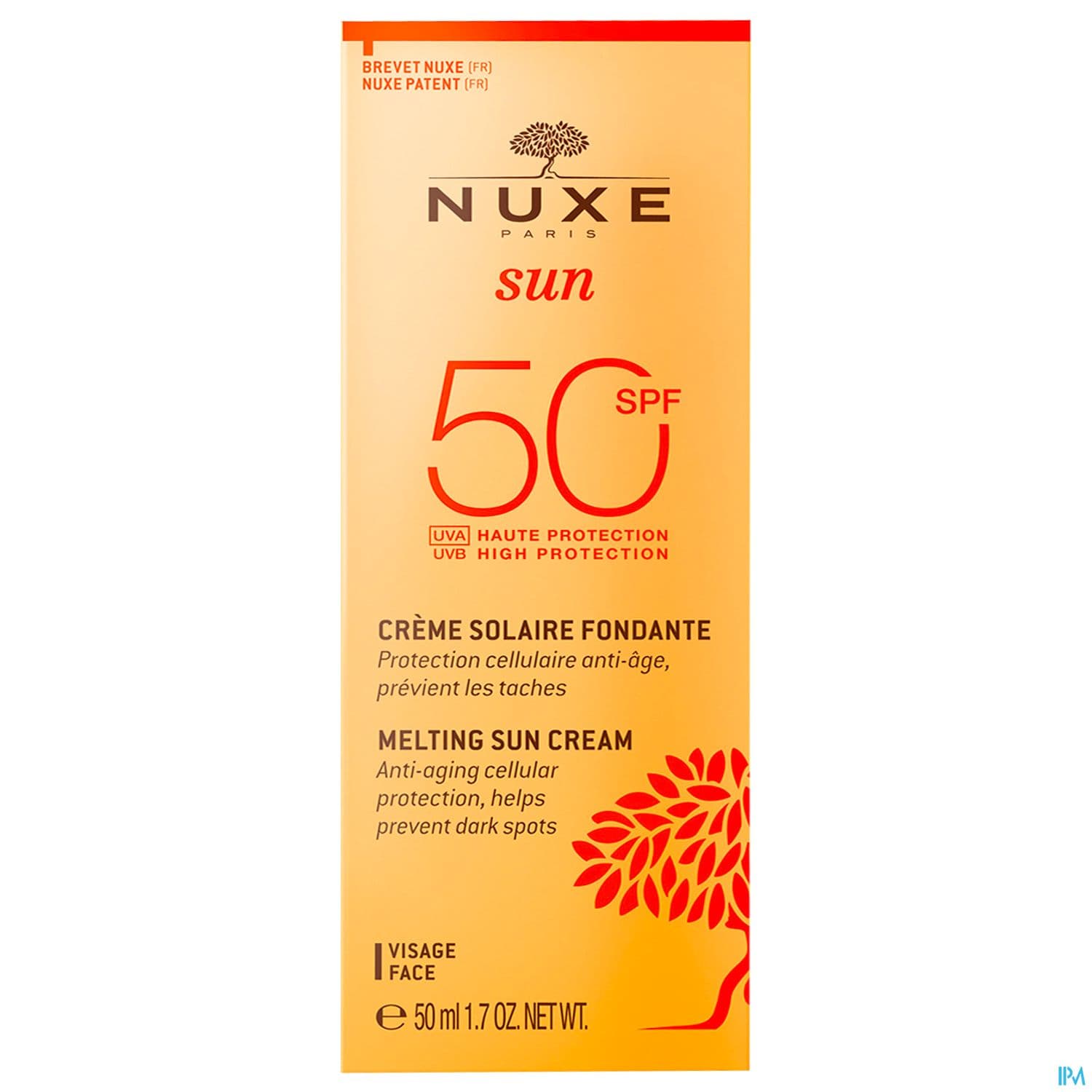 NUXE SUN CR FONDAN VIS SPF50 50ML