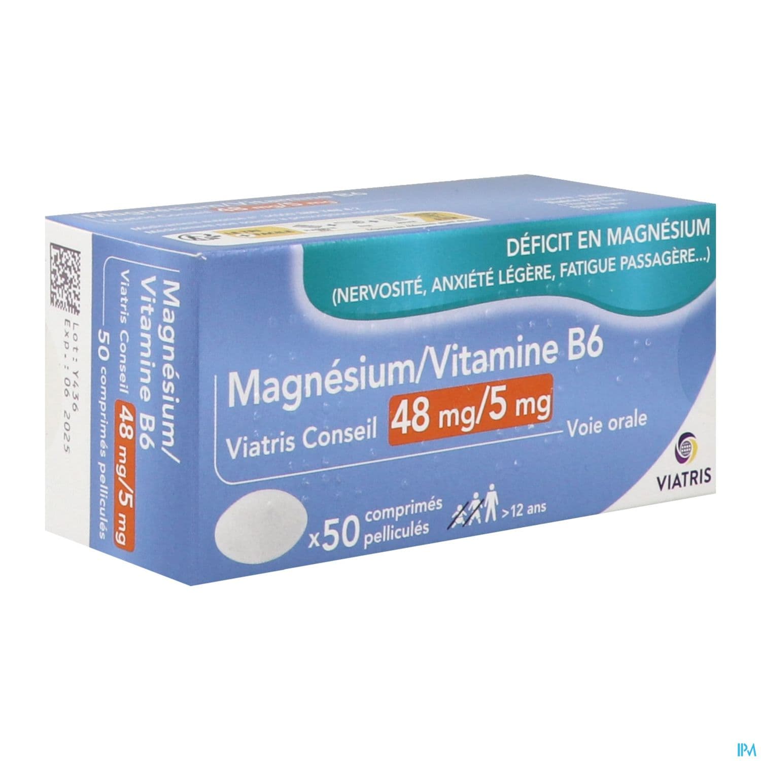 MAGNESIUM/B6 48MG/5MG VTS CPR 50