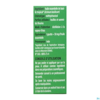 DAYANG HE BASILIC BIO 10ML