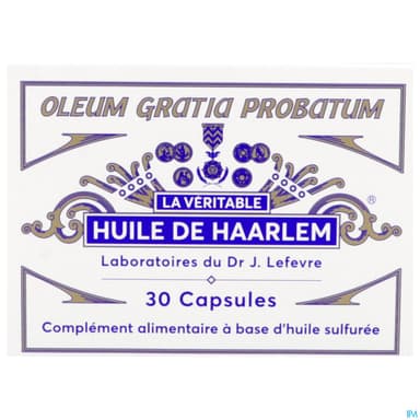 HAARLEM HUILE CAPS 30