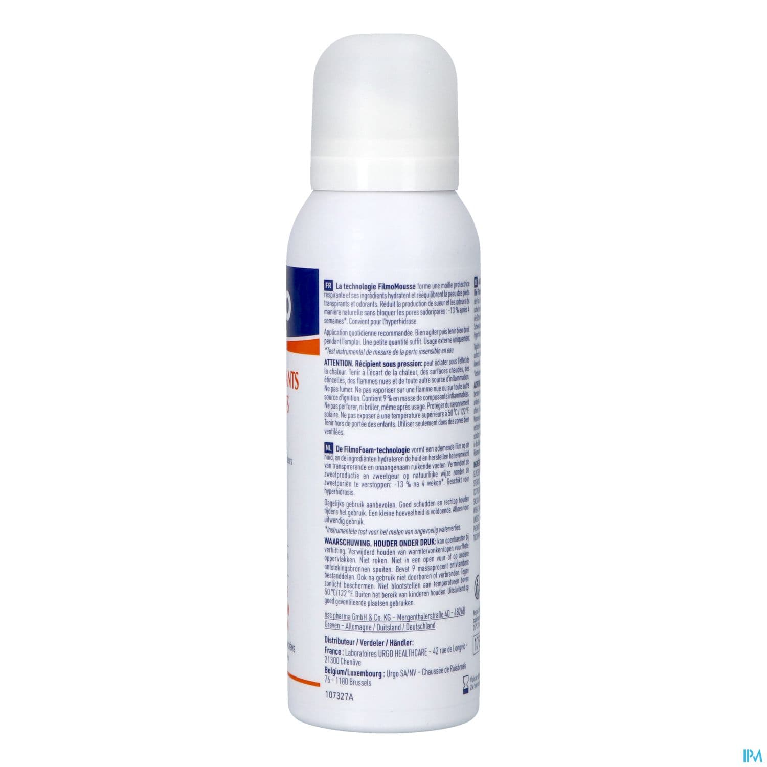 URGO FILMOMOUSS PIED TRAN/ODO125ML