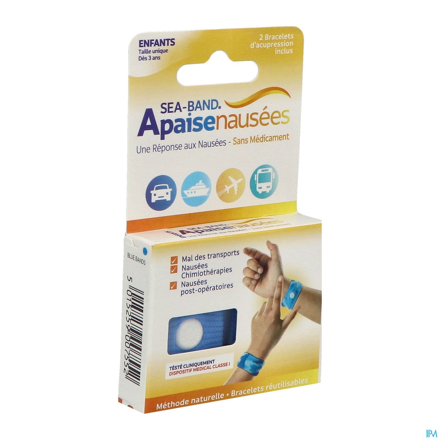 SEA-BAND BRACEL NAUS ENFANT BLEU 2