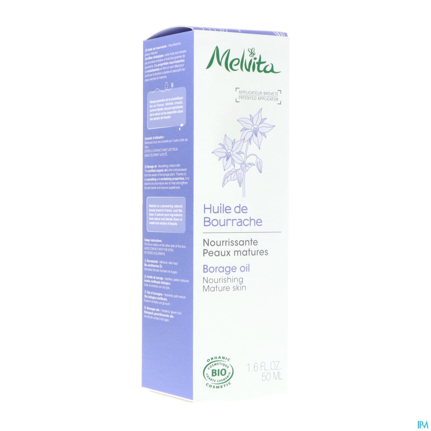 MELVITA HLE DE BOURRACHE 50ML