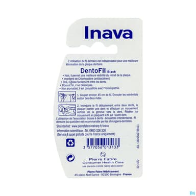 Inava Dentofil Black Fil Dentaire 50m