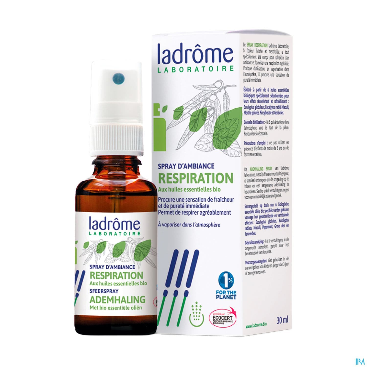 LADROME SPRAY RESPIRATION BIO 30ML