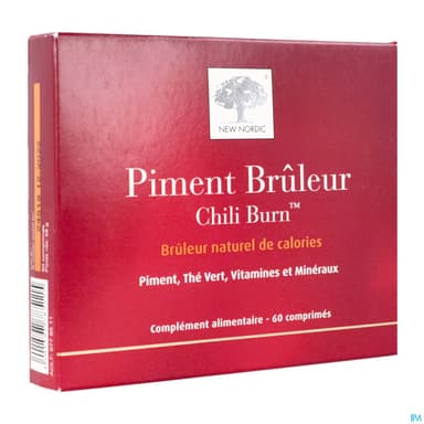 New Nordic Piment Bruleur Chili Burn Comprime 60