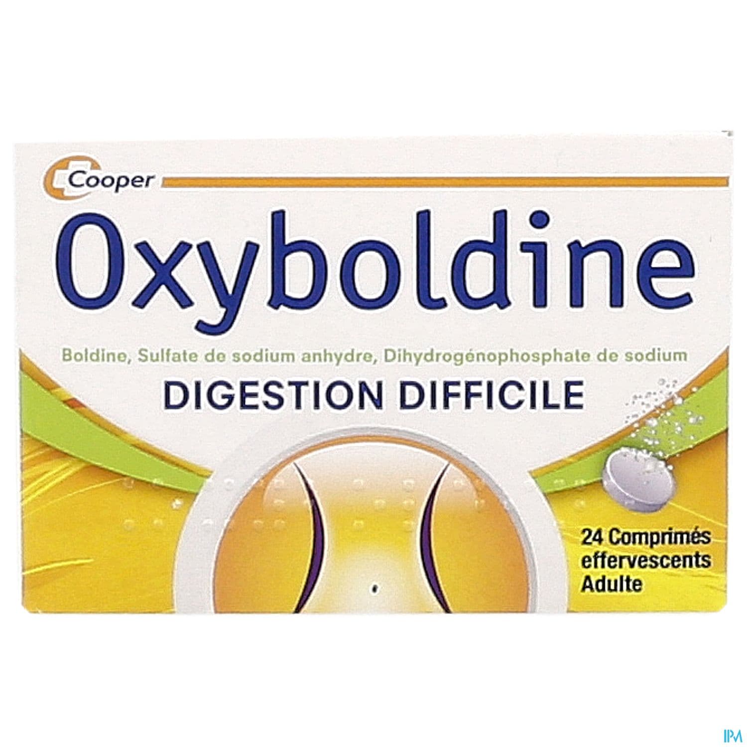 Cooper Oxyboldine Comprime Effervescent 24