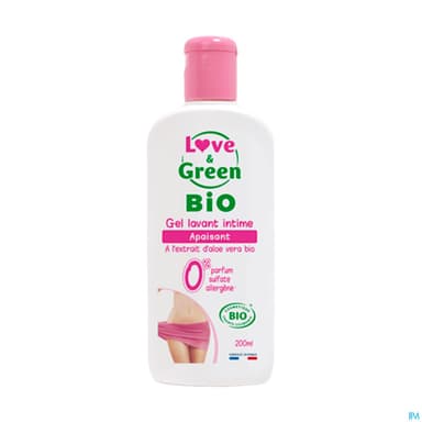 Love Green Bio Gel Lavant Intime Apaisant 200ml