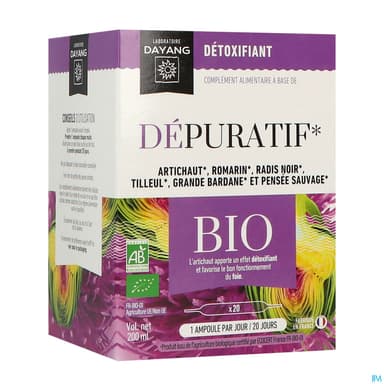 DAYANG DEPURATIF BIO 10ML AMP 20